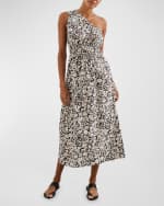 Image 1 of 3: Rails Selani Asymmetric Midi Dress