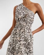 Image 3 of 3: Rails Selani Asymmetric Midi Dress