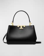 Image 2 of 6: Tory Burch Eleanor Mini Leather & Suede Satchel Bag