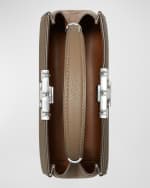 Image 5 of 6: Tory Burch Eleanor Mini Pebbled Leather Satchel Bag