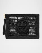 Image 1 of 4: Tory Burch Ella Crochet Pouch Wristlet
