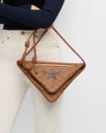 Image 3 of 6: MCM Lauretos Visetos Canvas Pouch Shoulder Bag