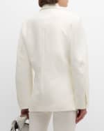 Image 4 of 6: Coperni V-Neck Strong-Shoulder Tailored Jacket
