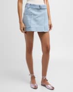 Image 2 of 6: Rails Deanna Twill Wrap Mini Skirt