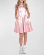 Image 1 of 3: Zoe Girl's Iridescent Dress W/ Pockets, Size 4-6