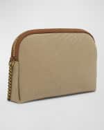 Image 3 of 5: Saint Laurent Gaby Mini YSL Crossbody Bag in Canvas & Leather