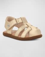 Image 2 of 6: UGG Girl's Kolding Synthetic Leather Sandals, Kids