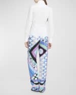 Image 4 of 6: Emilio Pucci Printed Placket Slim Collared Shirt