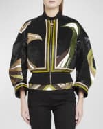 Image 3 of 6: Emilio Pucci Sequined Bomber Jacket