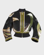 Image 1 of 6: Emilio Pucci Sequined Bomber Jacket