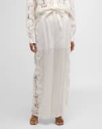 Image 2 of 5: Zimmermann Halliday Lace Flower Pants