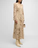 Image 5 of 6: Zimmermann Waverly Lace Midi Dress