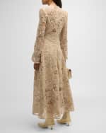 Image 3 of 6: Zimmermann Waverly Lace Midi Dress