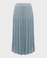 Image 1 of 5: Zimmermann Waverly Rib Midi Skirt