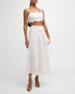 Image 5 of 6: Zimmermann Ottie Flared Skirt