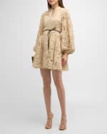 Image 2 of 5: Zimmermann Waverly Lace Mini Dress