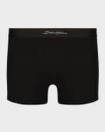Image 1 of 2: Dolce&Gabbana Men's Italic Logo Boxer Briefs