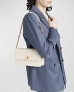 Image 3 of 7: Golden Goose Gioia Flap Leather Shoulder Bag