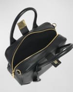 Image 5 of 7: Golden Goose Vita Zip Calf Leather Top-Handle Bag