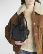 Image 3 of 7: Golden Goose Vita Zip Calf Leather Top-Handle Bag