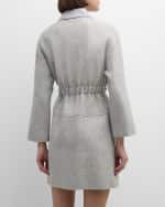 Image 4 of 6: St. John Satin-Trim Metallic Tweed Jacket