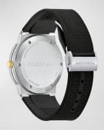 Image 2 of 4: Ferragamo Men's Infinity Sapphire Rubber-Strap Watch, 41mm