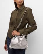 Image 2 of 6: Loewe Flamenco Clutch Bag in Metallic Leather