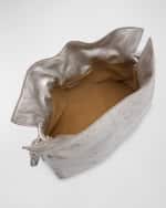 Image 5 of 6: Loewe Flamenco Clutch Bag in Metallic Leather