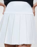 Image 5 of 5: Alice + Olivia Emilie Box Pleated Mini Skirt