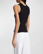 Image 2 of 5: Khaite Manu Wide Rib Knit Tank Top