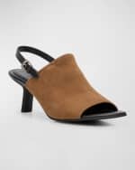 Image 3 of 4: Vince Jana Suede Slingback Sandals