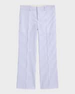 Image 3 of 4: Ralph Lauren Childrenswear Boy's Seersucker Trousers, Size 8-14