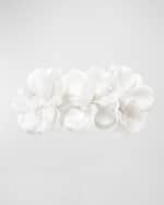 Image 1 of 2: Jennifer Behr Gardenia Organza Barrette