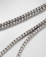 Image 4 of 5: LANA Skinny Double Strand Tennis Necklace