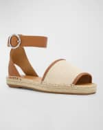 Image 4 of 5: Rag & Bone Anteros Cotton Peep-Toe Espadrilles