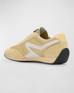 Image 3 of 6: Rag & Bone Retro Mixed Leather Runner Sneakers