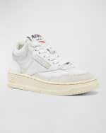 Image 2 of 5: AUTRY Kid's Open Leather Mid Sneakers, Size Toddler/Kids