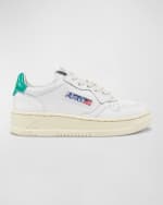 Image 1 of 5: AUTRY Kid's Medalist Low-Top Bicolor Leather Sneakers, Toddlers/Kids