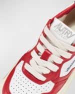 Image 5 of 5: AUTRY Kid's Medalist Low-Top Bicolor Leather Sneakers, Toddlers/Kids