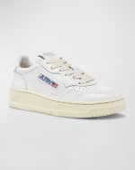 Image 2 of 5: AUTRY Kid's Medalist Low-Top Leather Sneakers, Toddler/Kids