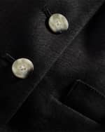 Image 4 of 4: Veronica Beard Bennet Twill-Linen Vest