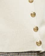 Image 5 of 5: Veronica Beard Solene Cashmere Cardigan