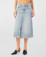Image 1 of 3: DL1961 Alma A-Line Denim Midi Skirt