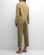 Image 4 of 6: FRAME Short Trench Jacket