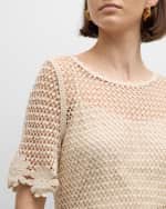 Image 6 of 8: Kobi Halperin Sabine Floral Crochet Blouse