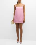 Image 2 of 6: Alexis Prisma Square-Neck Sleeveless Mini Shift Dress