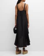 Image 3 of 5: Kobi Halperin Aubrey Sleeveless High-Low Midi Dress