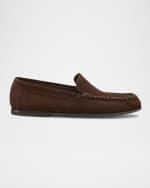 Image 1 of 5: Stuart Weitzman Men's Montauk Suede Venetian Moccasins