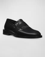 Image 2 of 4: Stuart Weitzman Men's Royce Runway Kiltie Loafers