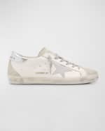 Image 1 of 6: Golden Goose Superstar Mixed Leather Low-Top Sneakers
